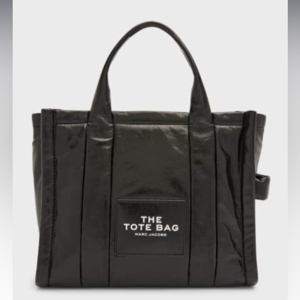 Marc Jacobs Shiny Crinkle Medium Tote Bag